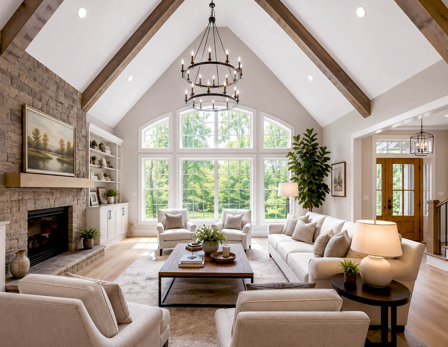 Interior and exterior painting work